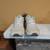 New with Tags Men's Running Shoes, Size 12, White/Tan 4 thumbnail