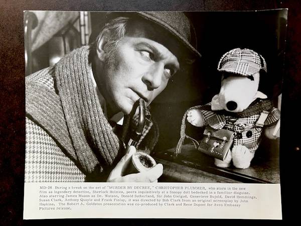 Original MURDER BY DECREE (1979) Lobby Still with Christopher Plummer 1