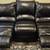 Black Leather Reclining Couch 3 thumbnail
