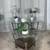 Glass, Chrome& Wood Coffee Table Set Of 3 -ASHLEY FURNITURE 11 thumbnail