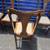 Farmhouse Tiger Oak 5- T Back Paw Feet  Chairs Original 1800's 4 thumbnail