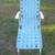 Vintage Webbed Reclining Chaise Lounge Aluminum Lawn Beach Chair 4 thumbnail