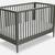 Crate & Barrel Hampshire Olive Green Wood Convertible Crib 2 thumbnail