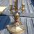 VINTAGE STIFFEL 3 CANDLE BRASS BOUILLOTTE 30" TABLE LAMP & STIFFEL PLE 2 thumbnail