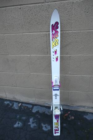 Vintage classic K2 Team Series Jr Skis 110cm 1