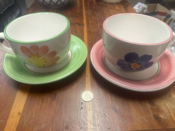 Jumbo sized cup and saucer 1