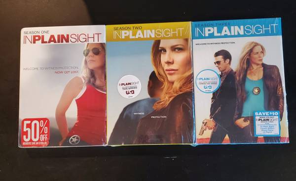 In Plain Sight – Seasons 1, 2, and 3 (DVD Set, Like New) 1