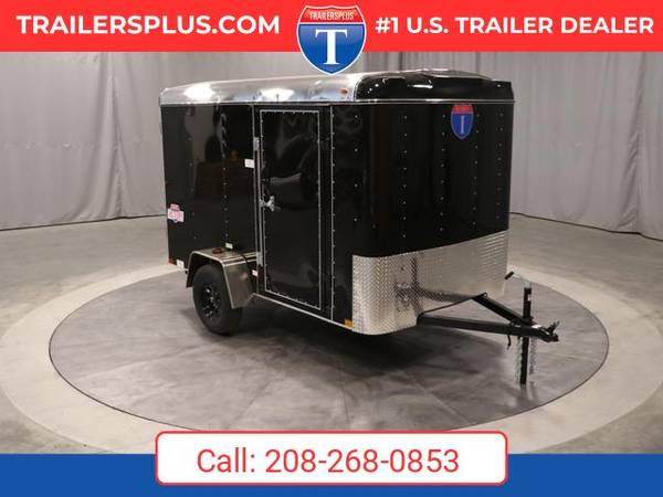 1 2026 Interstate 6 X 10 Victory Enclosed Cargo Trailer Black 1