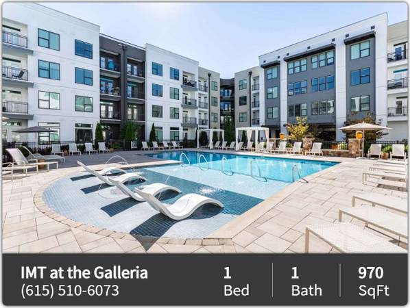$1,820 / 1br - 970ft2 - Find the 1 bed unit of your dreams! Resort-style living you can't beat (Franklin)63904698631170121