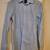 Baby Blue Polka dot Button Down Dress Shirt (Men's XS) 1 thumbnail