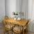 Solid Wood Dining Table With 4 Spindle Back Chairs 3 thumbnail