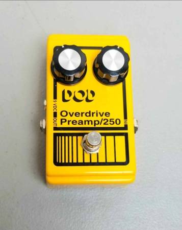 DOD Overdrive Preamp 250 Pedal - 90's Rev (2005) - Great Shape!! 1
