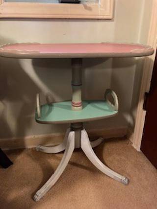 Vintage 2 Shelf Side Table 1