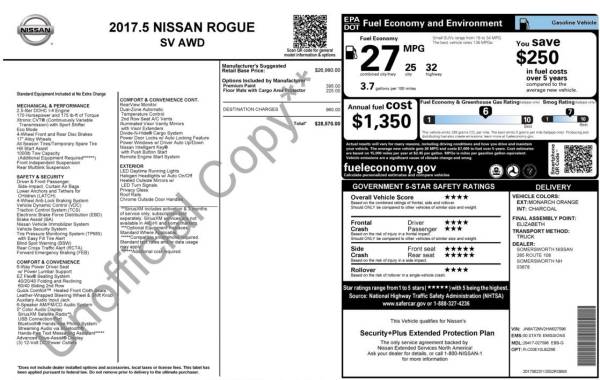 2017 Nissan Rogue SV - $11,999 (Westminster)63487710941825121