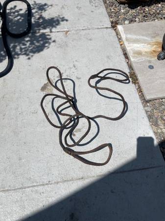 Steel braided heavy duty pull/lift strap 10’ 1