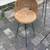 2 Danny Ho Fong style wicker & iron swivel  bar stools 1960's A43 8 thumbnail