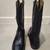 Handmade Black ropers buffalo cowboy boots 8D 1 thumbnail