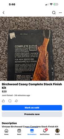 Stock finish kit 1