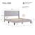 Brand new full size bed frame 6 thumbnail