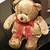 Animal Alley Toys R US 1990's Chosun Brown Teddy Bear w/Red Bow 2 thumbnail