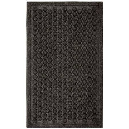 Huge Ultimate Performance Trellis Doormat Color: Charcoal, Size: 24X36 1