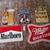 Lot vtg 90's assorted metal signs Beer and 1 Marlboro cigarette 1 thumbnail