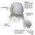 NIB - Gabor Luxury Collection - Beige Blonde Sheer LACE Front Wig 3 thumbnail