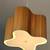 XL Lampa Clover Pendant Light – Handmade Zebrawood – Designer Statemen 1 thumbnail