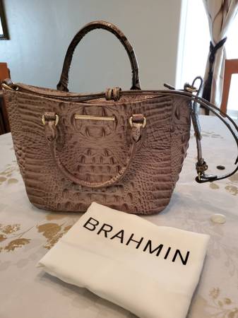 Brahmin Small Lena Dove Melbourne Handbag 1
