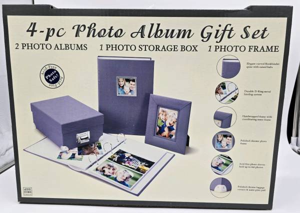 Photo Album & Frames 4Pc Gift Set, Factory Sealed - $18 (Smithfield)63442488494977121