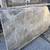 39"W x 92"L Tan Granite Slab White Vein Arrow Shape Used Good Cond 1 thumbnail