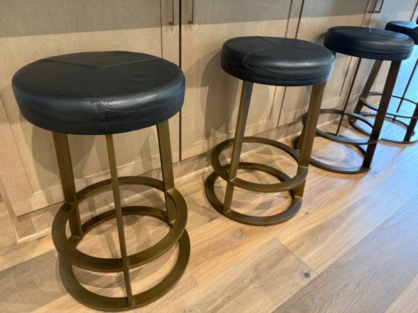 CB2 Reverb Counter Stools - Set of 4 1