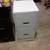 Set of 3 Office Filing Cabinets 2 Drawers 8 thumbnail