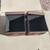 TWO Storage Ottomans With Pockets Brown Cube Foldable 2 thumbnail