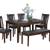 6 Piece Dining Set – Walnut Color 2 thumbnail