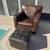 Leather Chair and Footstool 1 thumbnail