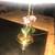 Vintage Brass Flower Pop  Out Design Desk Table Lamp Light & Shade 6 thumbnail