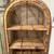 Vintage Mid Century Arched Rattan Etagere Bookshelf Bookcase 2 thumbnail