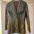 Green vintage leather jacket size small 9 thumbnail