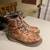 MENS CABELAS MOC TOE WORK BOOTS SIZE 9 D 4 thumbnail