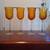 4 Piece Hand Blown Glass Candle Holder Set 6 thumbnail