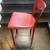 red leather counter height stools / chairs (x4) 2 thumbnail