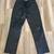 Men's 5 Pocket Straight Cut Black Leather Pants 1 thumbnail