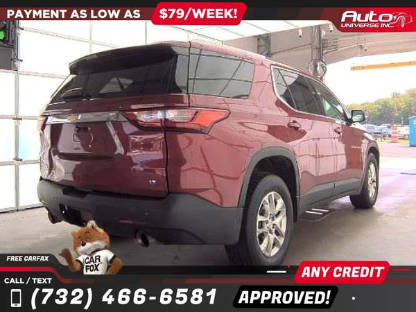 2018 Chevrolet Traverse AWDLT Cloth w1LT w 1 LT w-1-LT - $7,495 (All advertised prices are DOWN PAYMENTS)63469892251139121