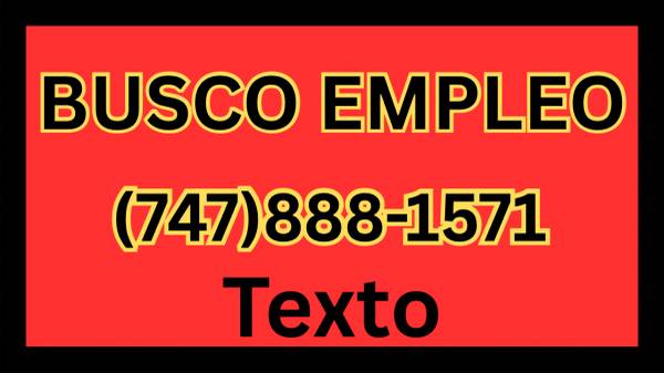 Busco trabajo 1