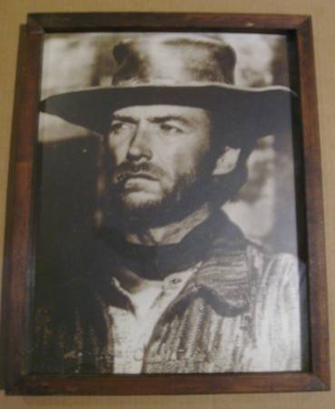 Framed picture of Clint Eastwood 1