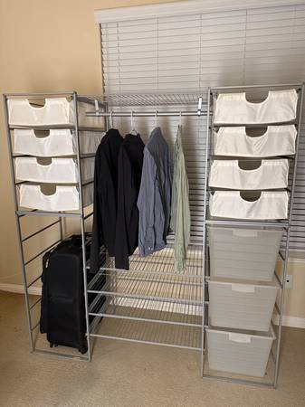 IKEA Antonius Storage Unit, Closet Organizer, Shelves, Drawers, Bins 1