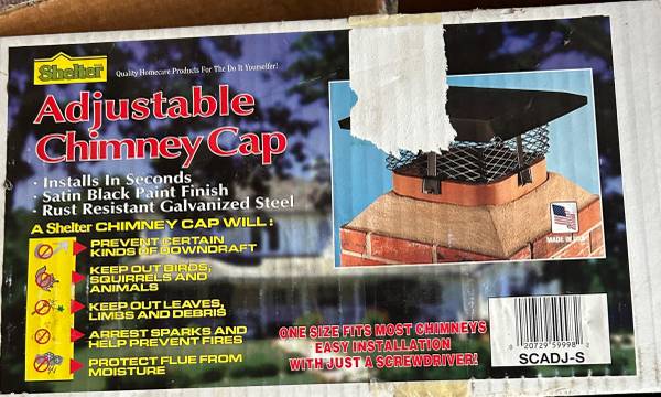 Adjustable chimney cap 1