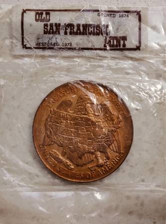 Old San Francisco Mint Medallion 1874-1937 Commemorative