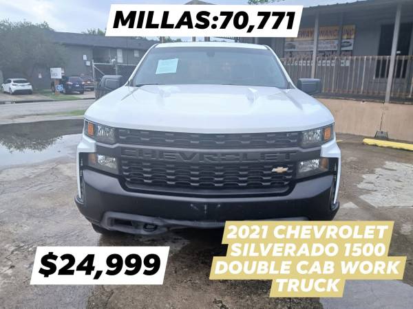 2021 CHEVROLET SILVERADO 1500 DOUBLE CREW CAB WORK TRUCK - $24,999 (Houston)63622409034499121